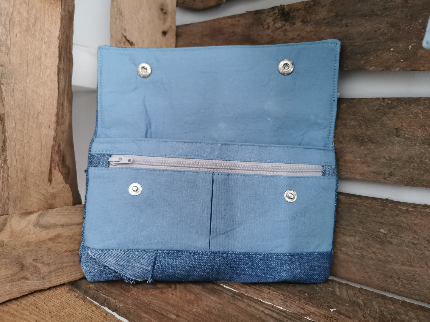 Geldbörse Roxa, Denim blue