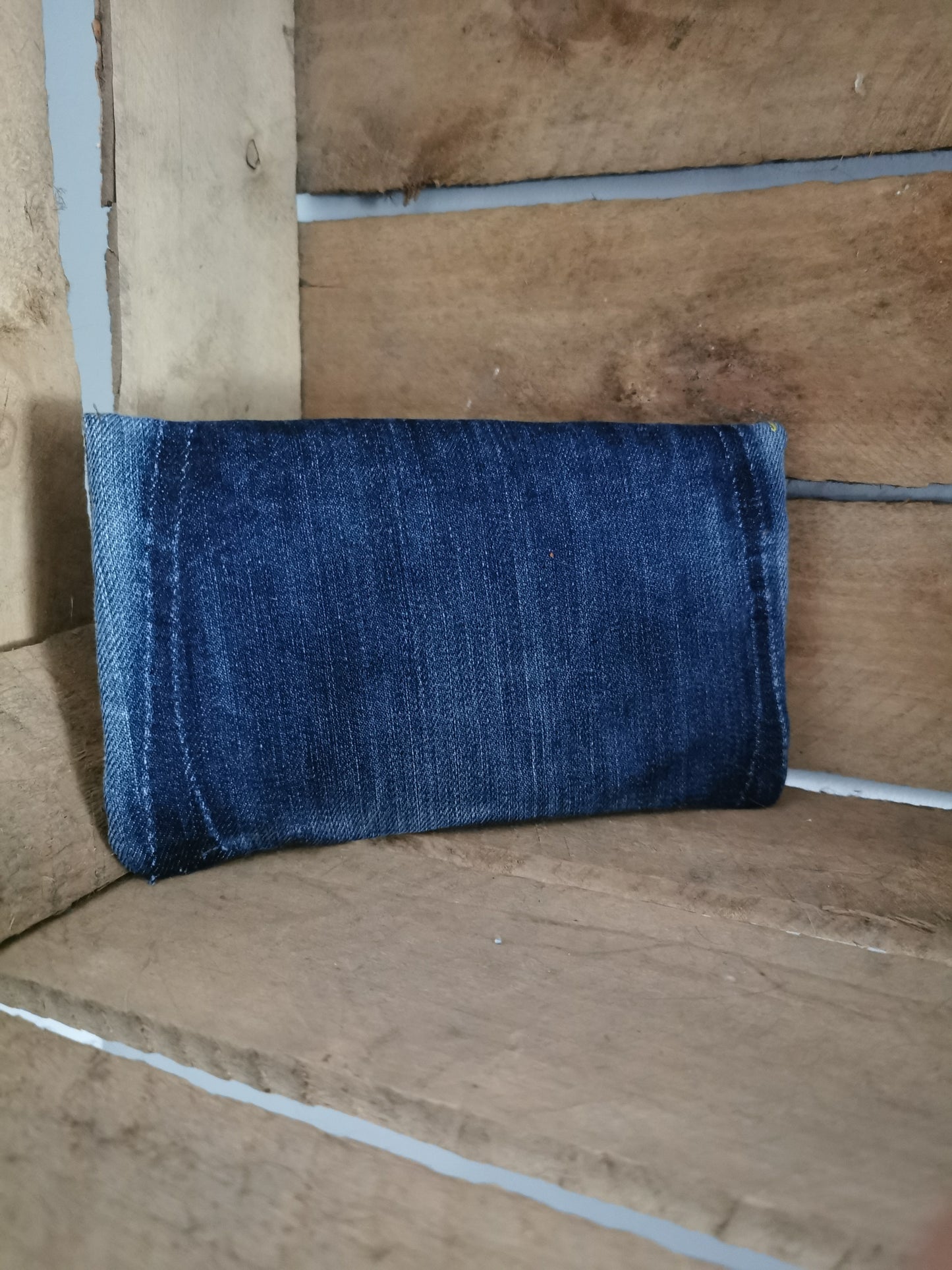 Geldbörse Roxa, Denim gelb